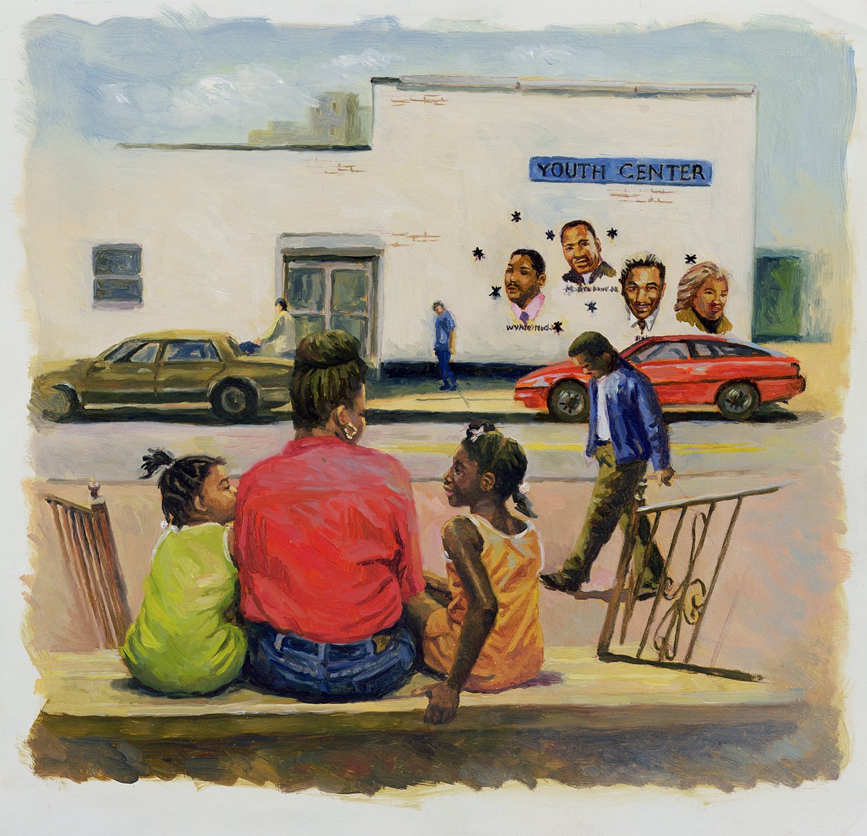 Summer City Stoop, 2000 af Colin Bootman