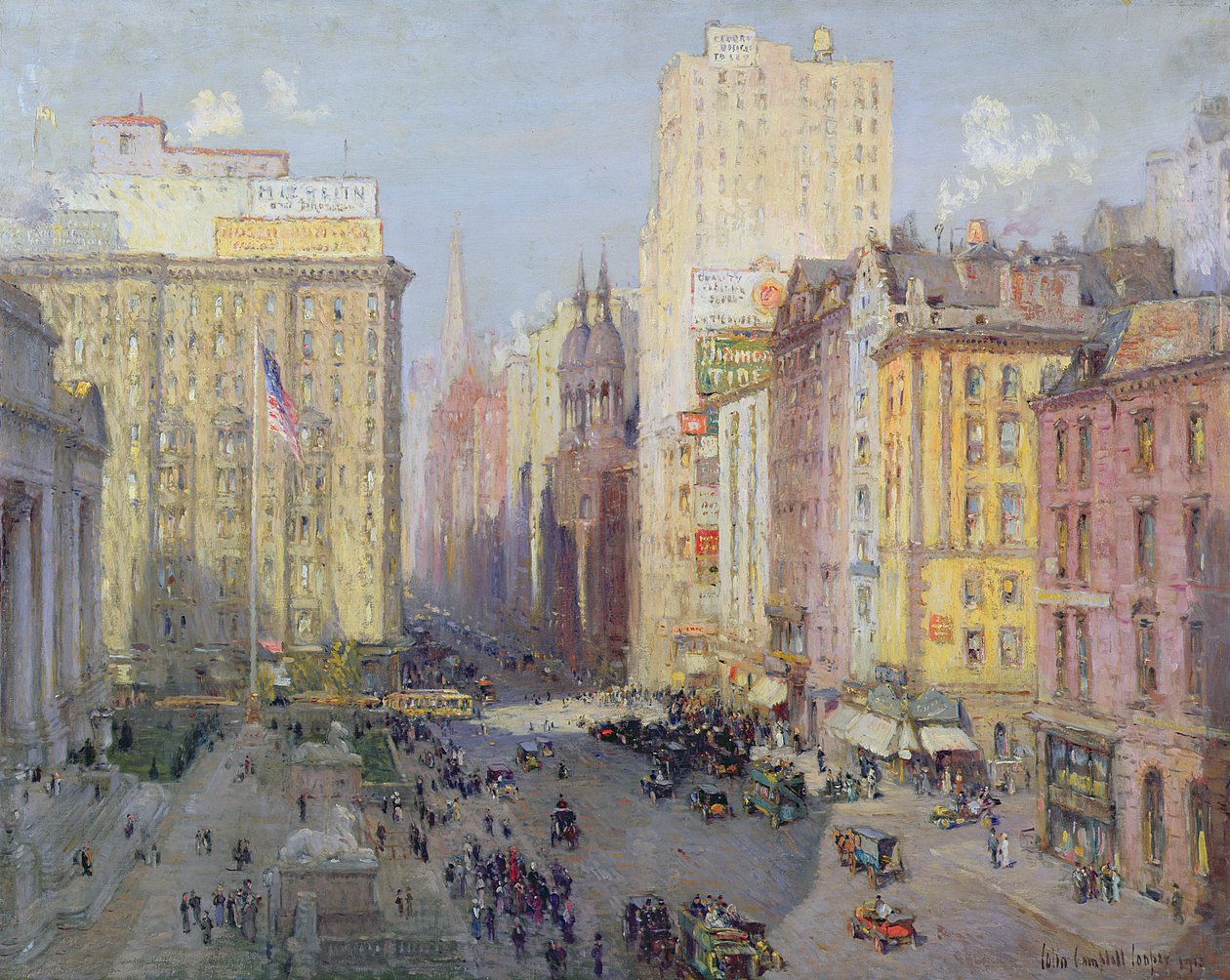Fifth Avenue, New York, 1913 af Colin Campbell Cooper