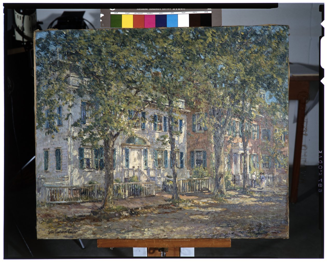 Upper Main Street, Nantucket, Massachusetts af Colin Campbell Cooper