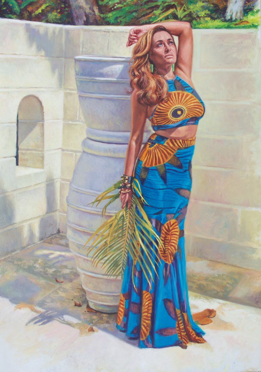 Lady in Blue, 2018 af Colin Bootman