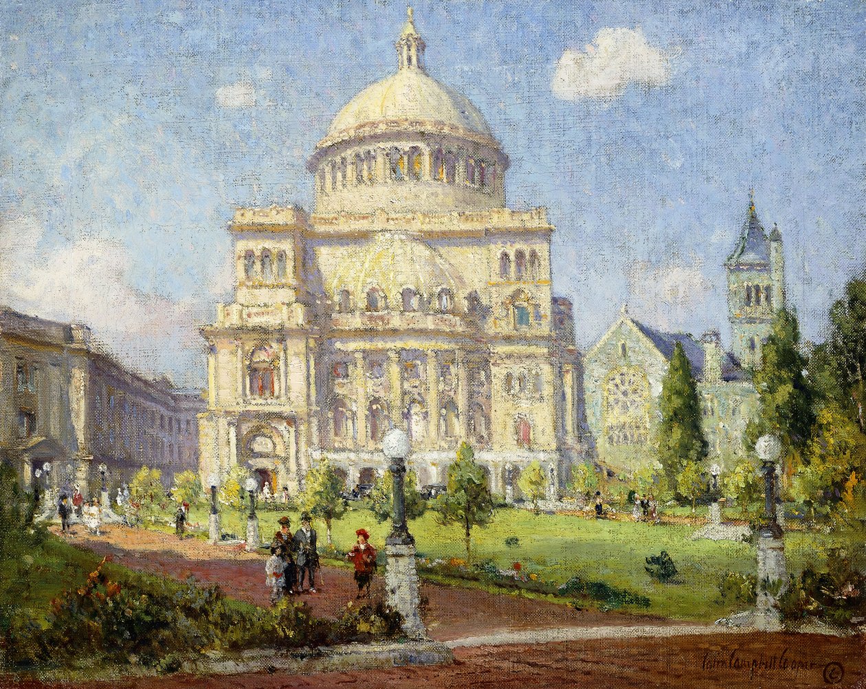 En forårsdag, Boston af Colin Campbell Cooper