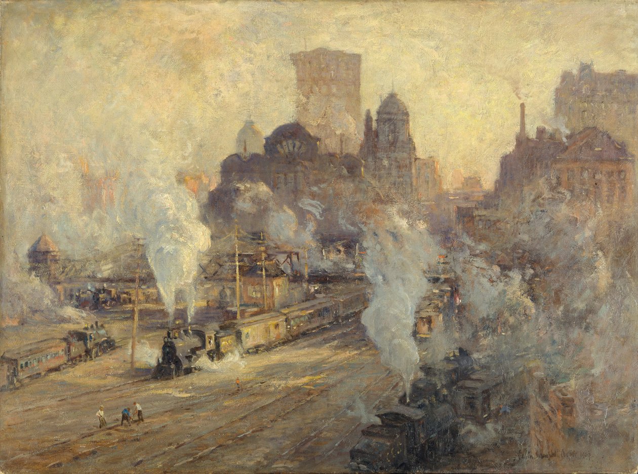 Grand Central Station, 1909 af Colin Campbell Cooper