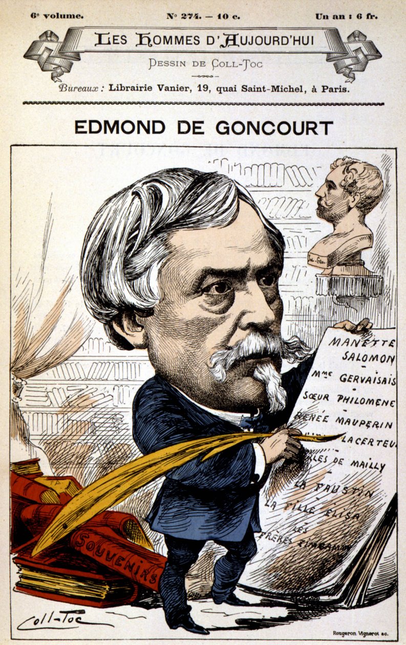 Edmond de Goncourt - af Coll-Toc (Coll Toc), i "" Les Hommes d