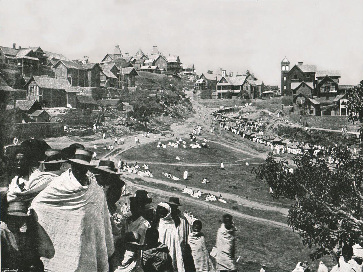 Kabary-sletten, Andohalo, Antananarivo, Madagaskar, 1895. af Colonel Stewart