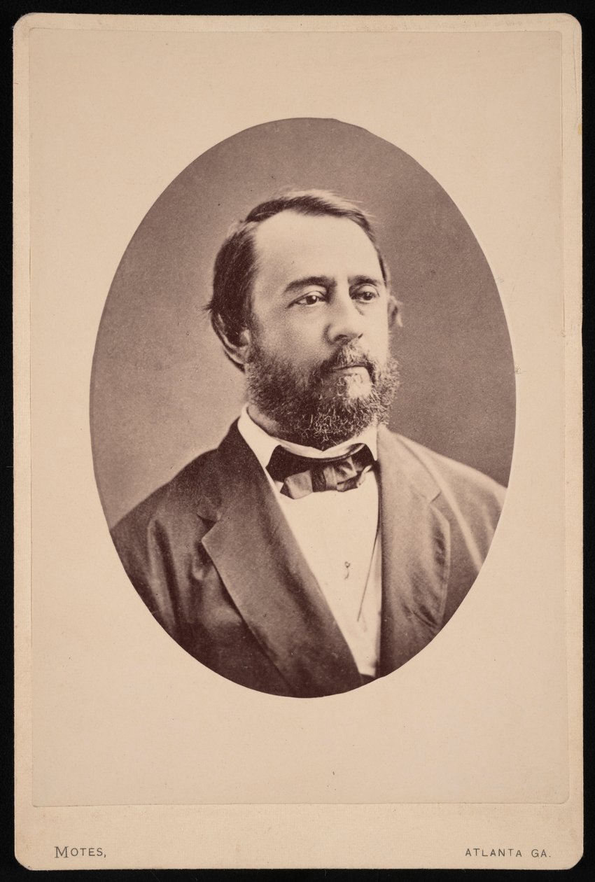 Portræt af Lucius Jeremiah Gartrell 1821-1891, før 1881. af Columbus Washington Motes