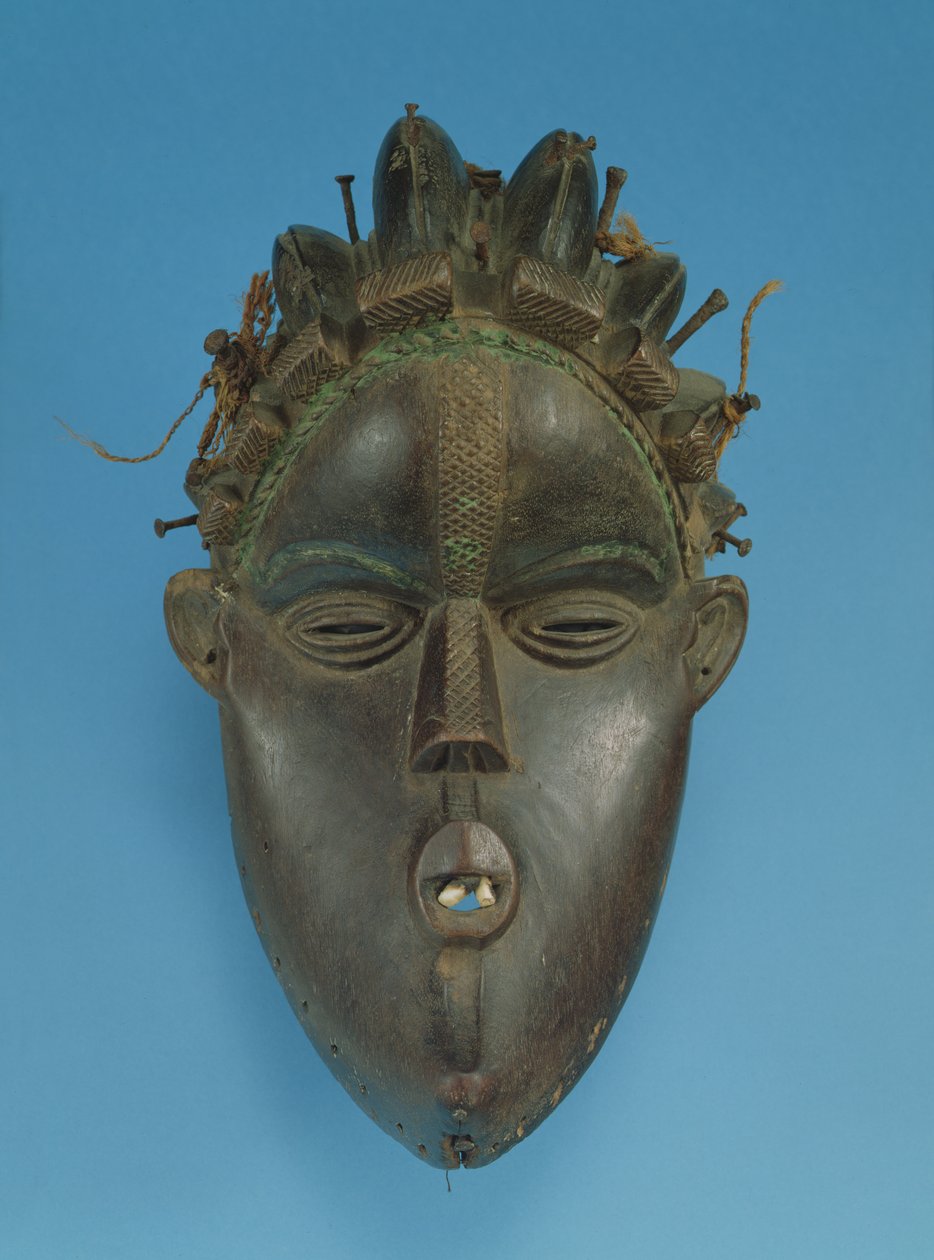 Maske, Bassa Culture (træ) af Congolese