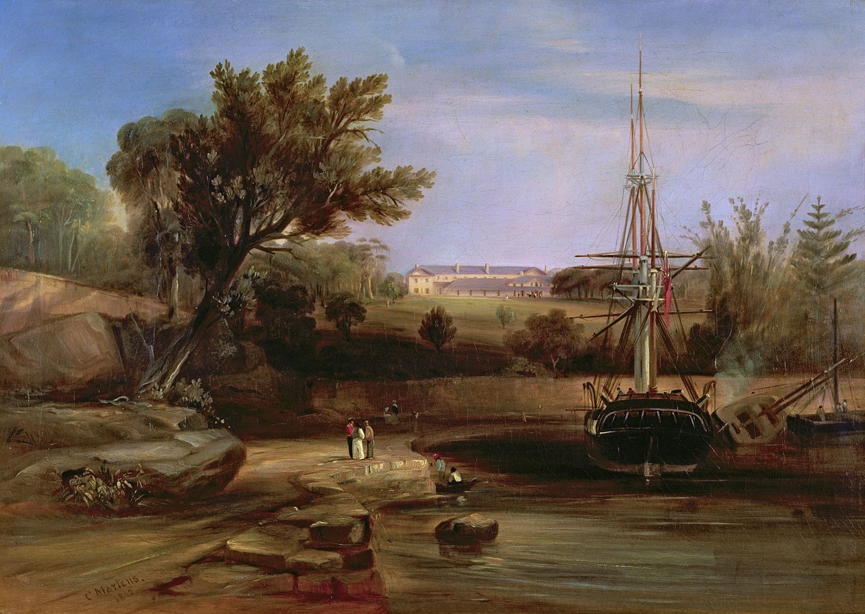 Sydney Cove, 1842 af Conrad Martens