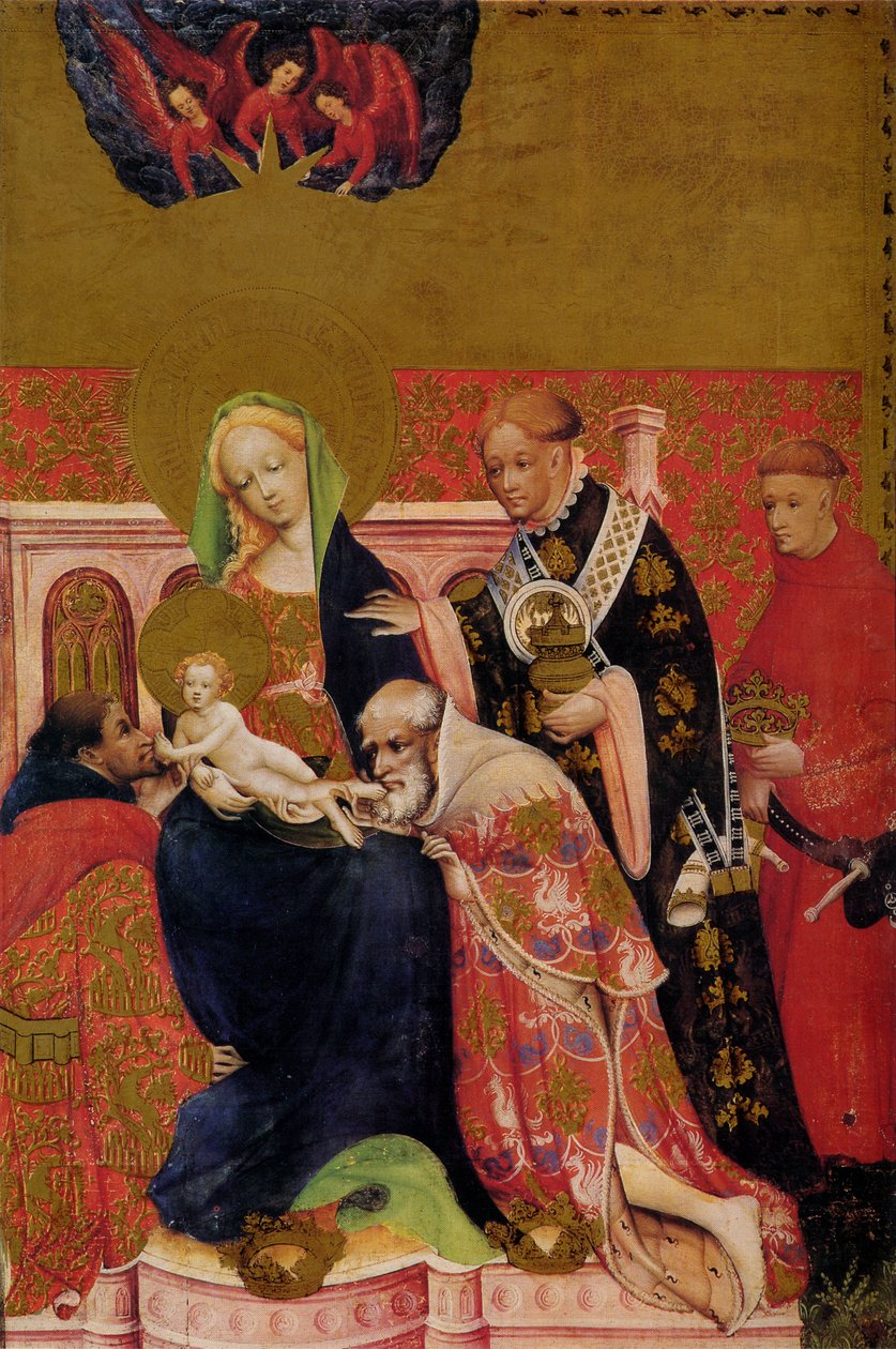 Mariakirken i Dortmund - Mariæ alter - Højre panel af Conrad von Soest