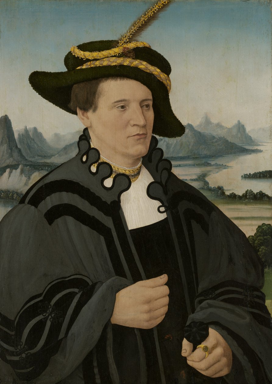 Portræt af Friedrich Rorbach, 1532 af Conrad Faber von Creuznach