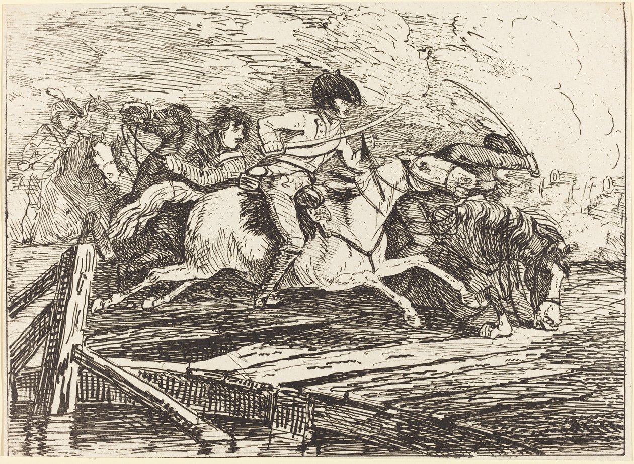Kavaleri opladning af Conrad Gessner