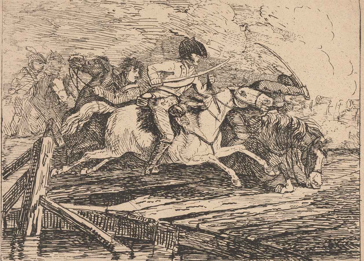 Kavaleri opladning af Conrad Gessner