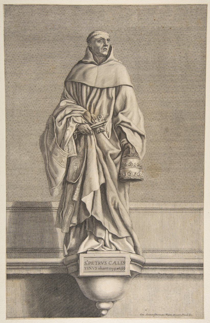 Sankt Peter Celestine. af Conrad Lauwers