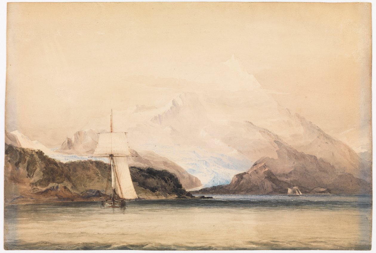 Bjerget Sarmiento af Conrad Martens