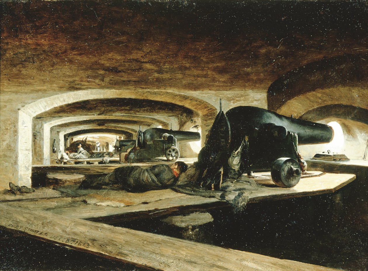 Fort Sumter, 8. december af Conrad Wise Chapman