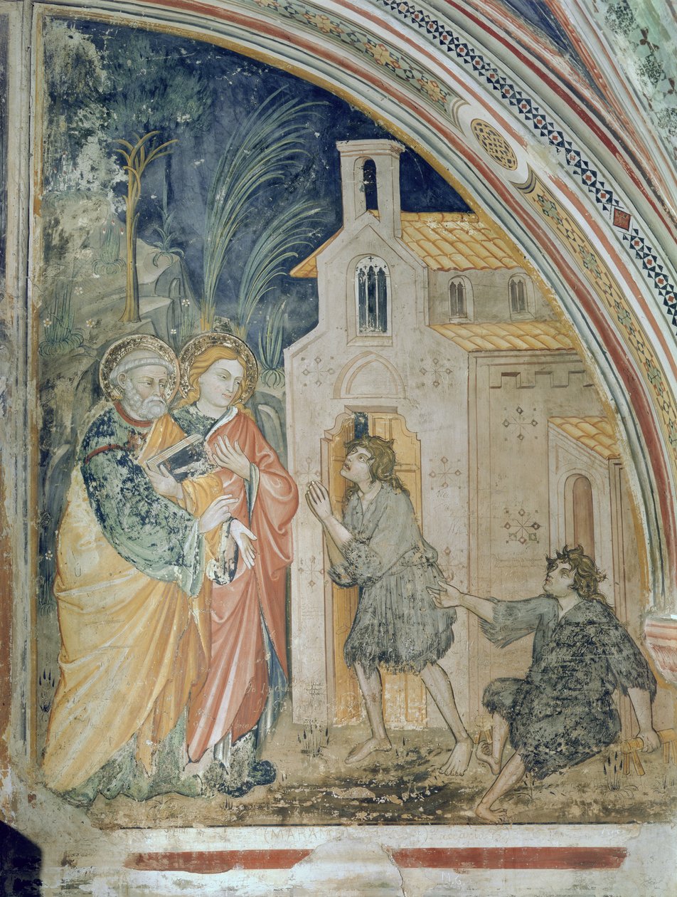 Miraklet med Sankt Peter og Johannes ved tempelporten af Consolo