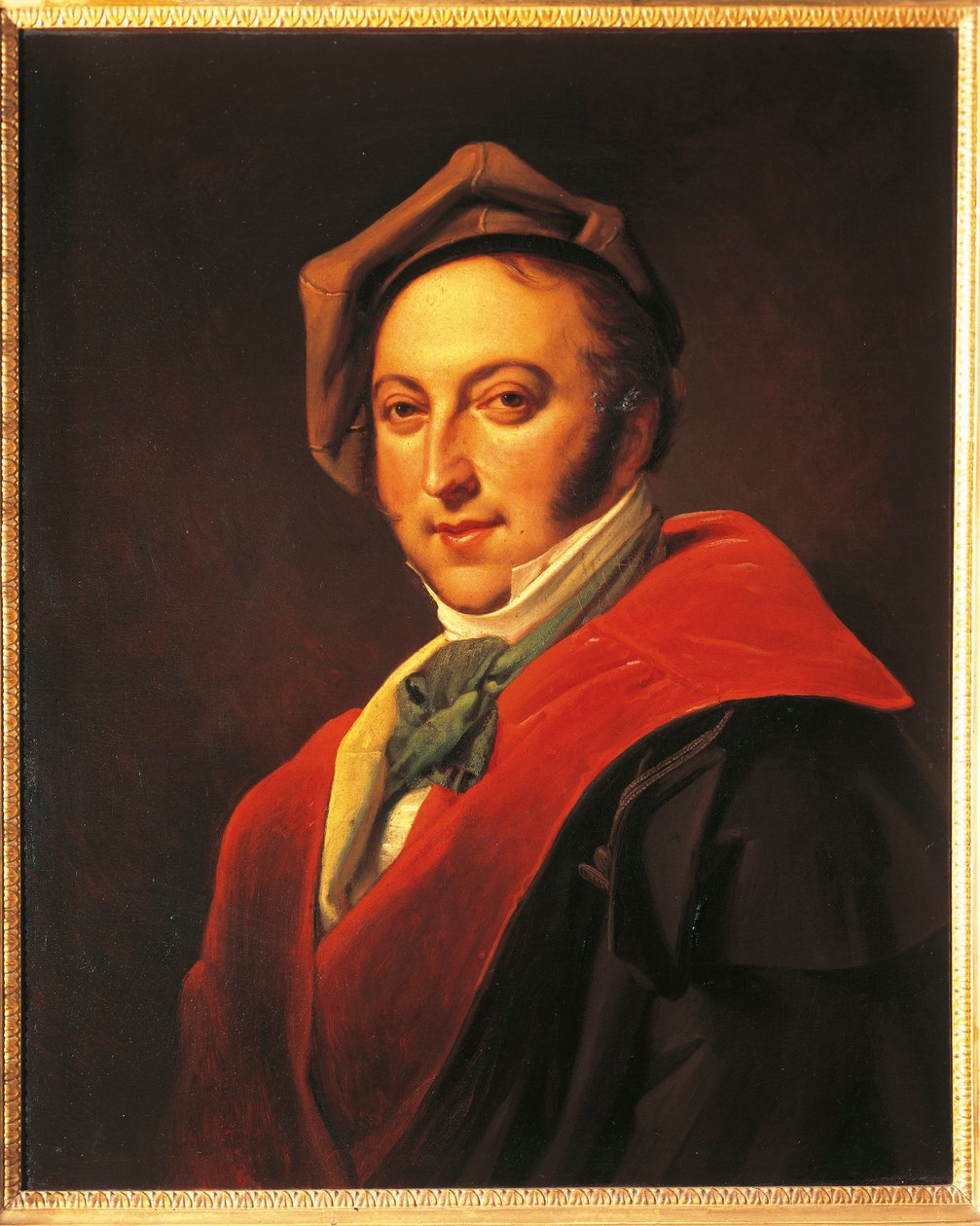 Italien, Portræt af Gioacchino Rossini af Constance Marie Mayer Lamartiniere