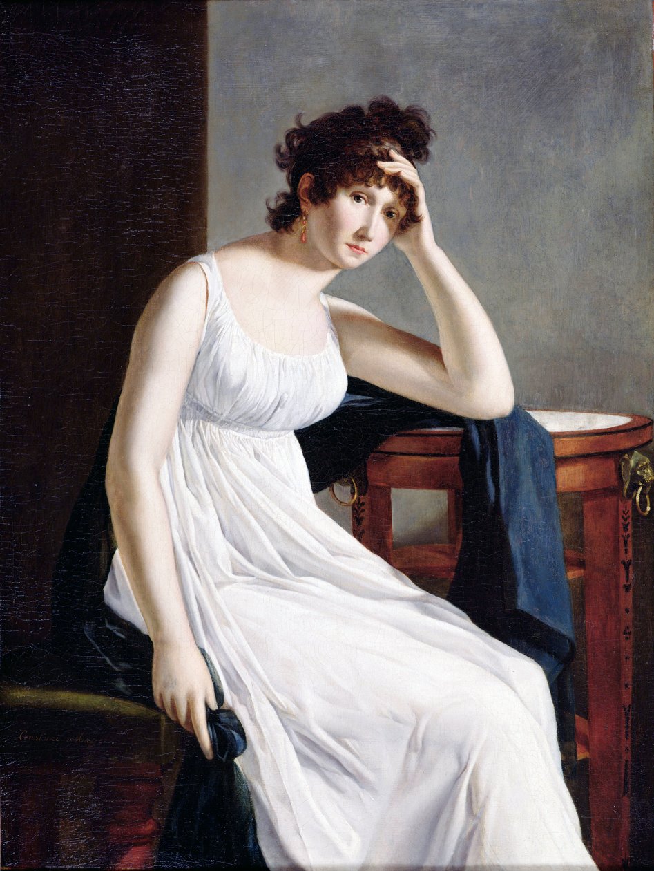 Selvportræt af Mayer, Constance (1775-1821) af Constance Marie Mayer-Lamartiniere