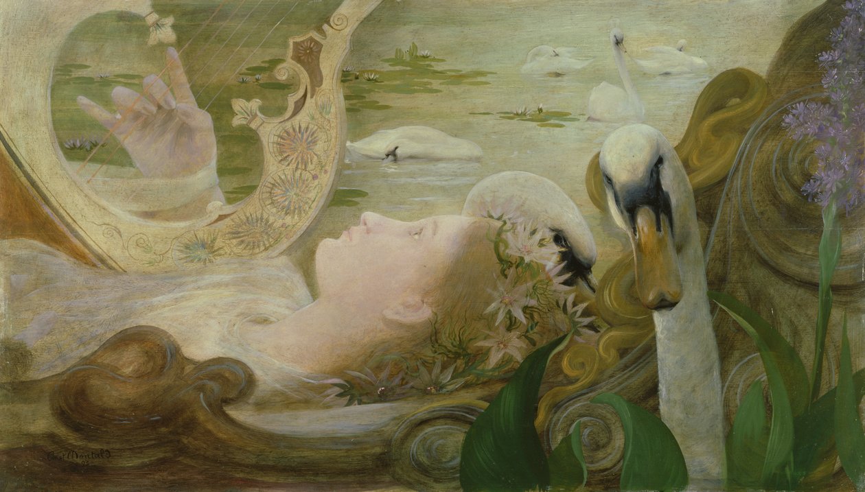 Ophelia, 1893 af Constant Montald