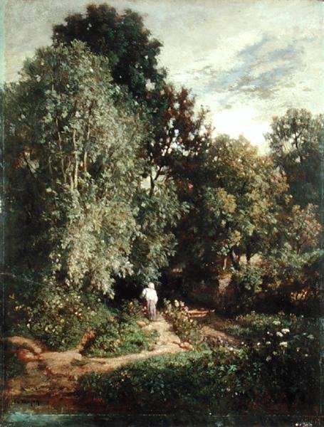 Path in a Small Wood, begyndelsen af 1860