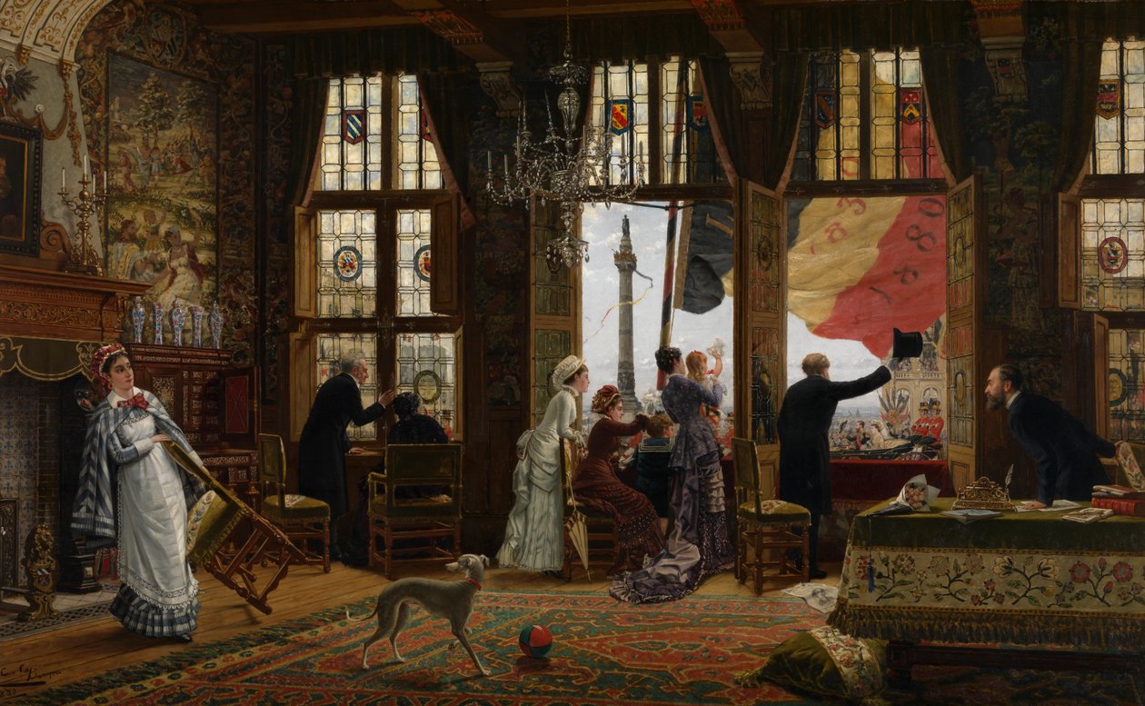 Til minde om de nationale festligheder i 1880 af Constant Aime Marie Cap