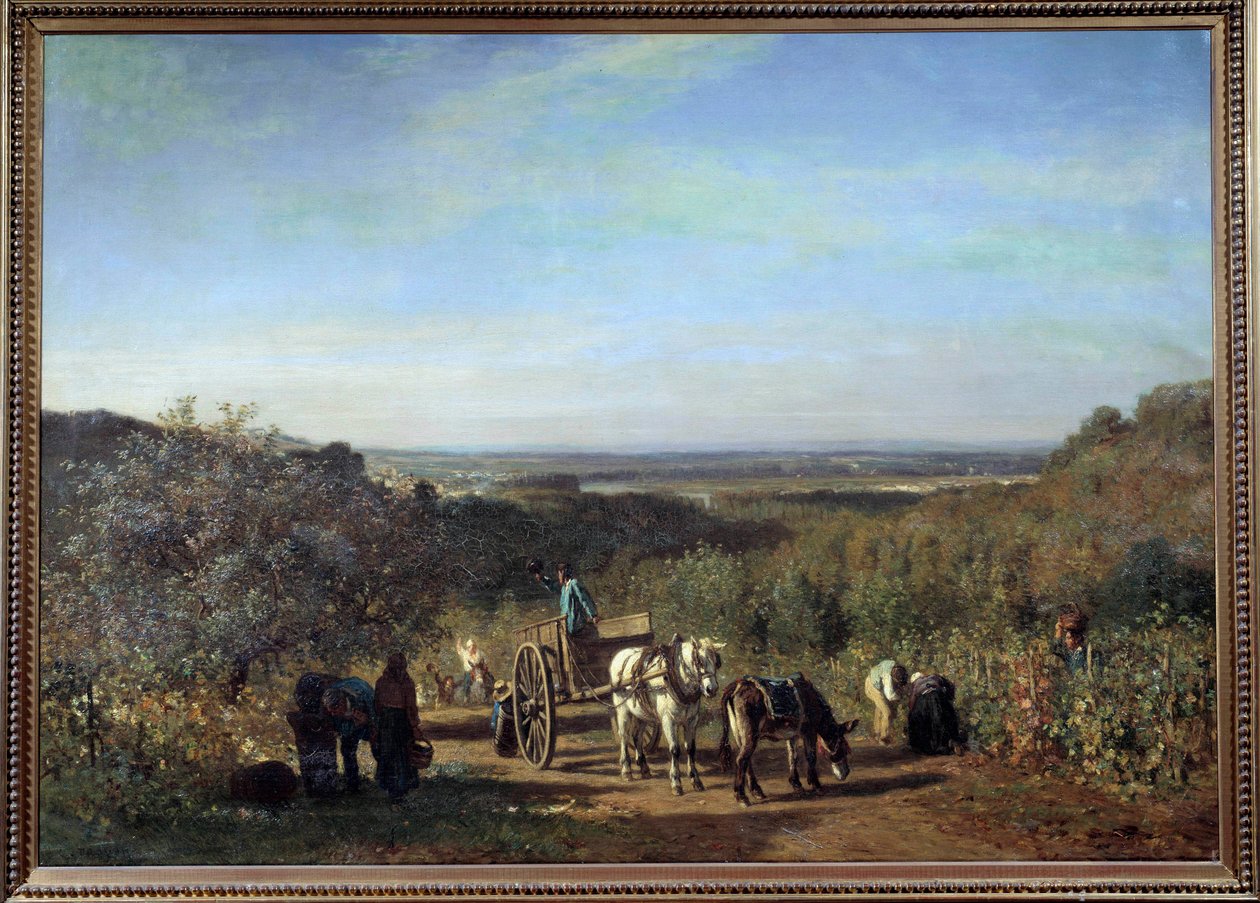 Høst på bredden af Seinen a Suresnes Maleri af Constant Troyon (1810-1865) 1800-tallet søn. 0,97x1,39 m Paris, musee d