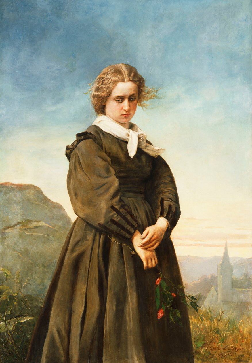 Kærlighedens melankoli, 1866 af Constant Mayer