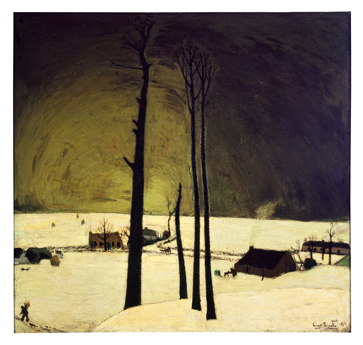 Vinterlandskab af Constant Permeke