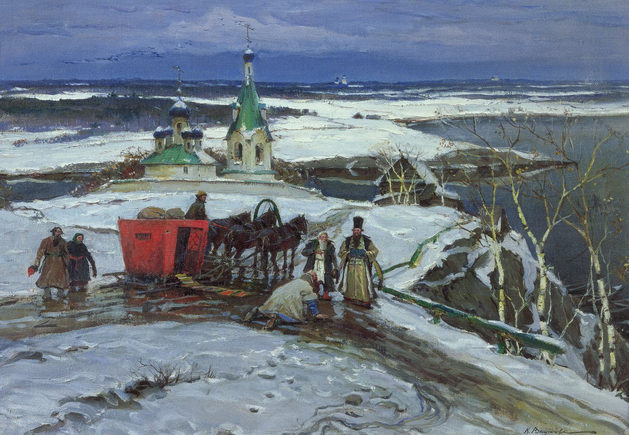 Den lukkede slæde af Constantin Alexandrovich Westchiloff