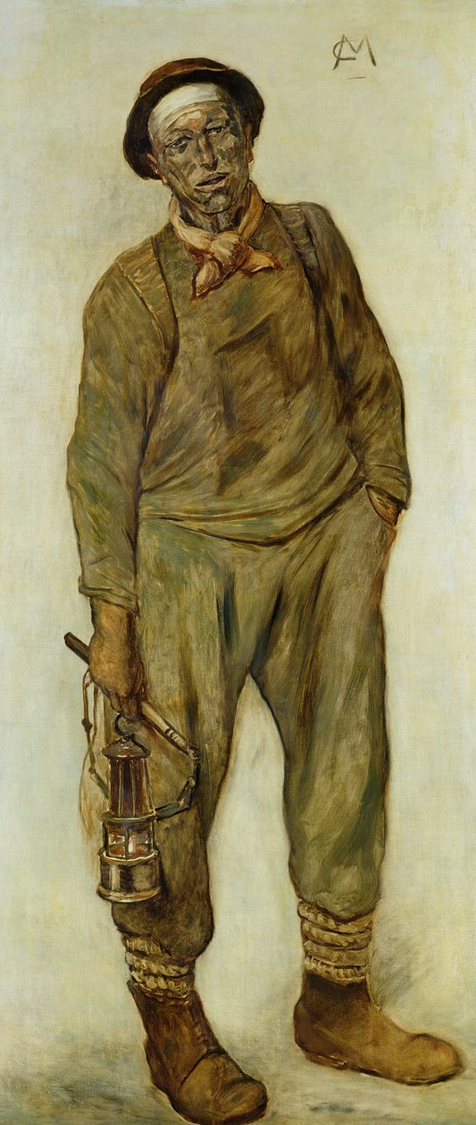 En minearbejder af Constantin Emile Meunier