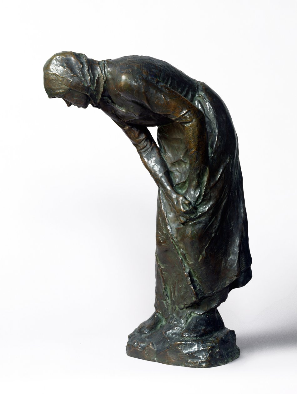 Firedamp, 1893 (bronze) af Constantin Emile Meunier