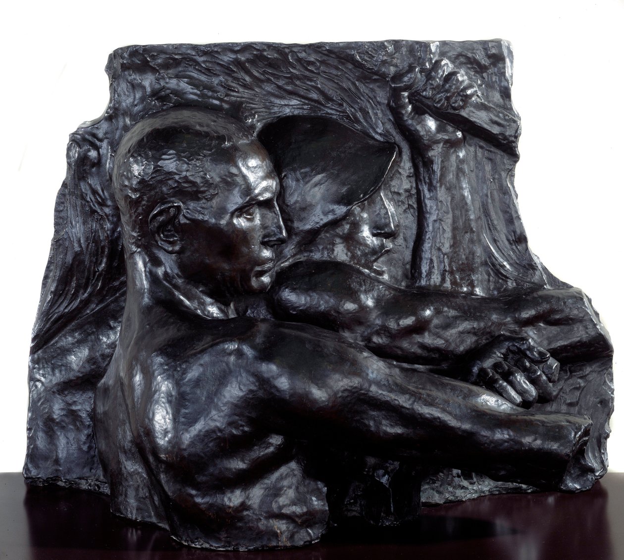 Socialrealisme: "Industri"" Bronzeskulptur af Constantin Emile Meunier (1831-1905) 1896 Paris, Musee d