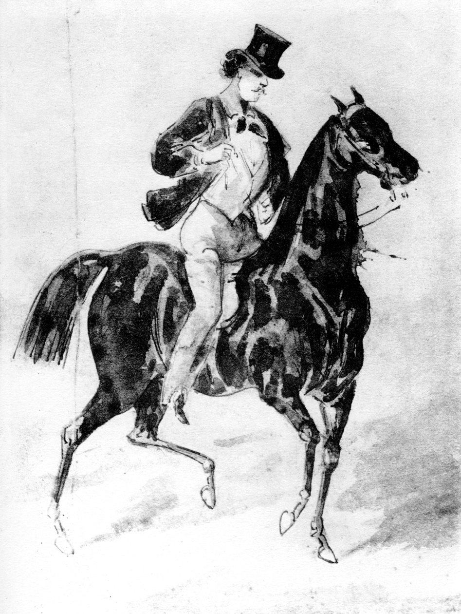 A Dandy, 1800-tallet, 1930. af Constantin Guys