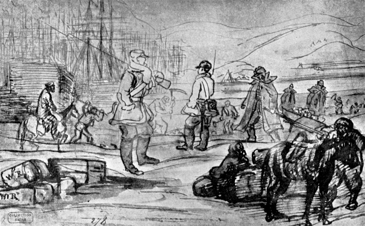 I Sebastopol, 1800-tallet, 1930. af Constantin Guys