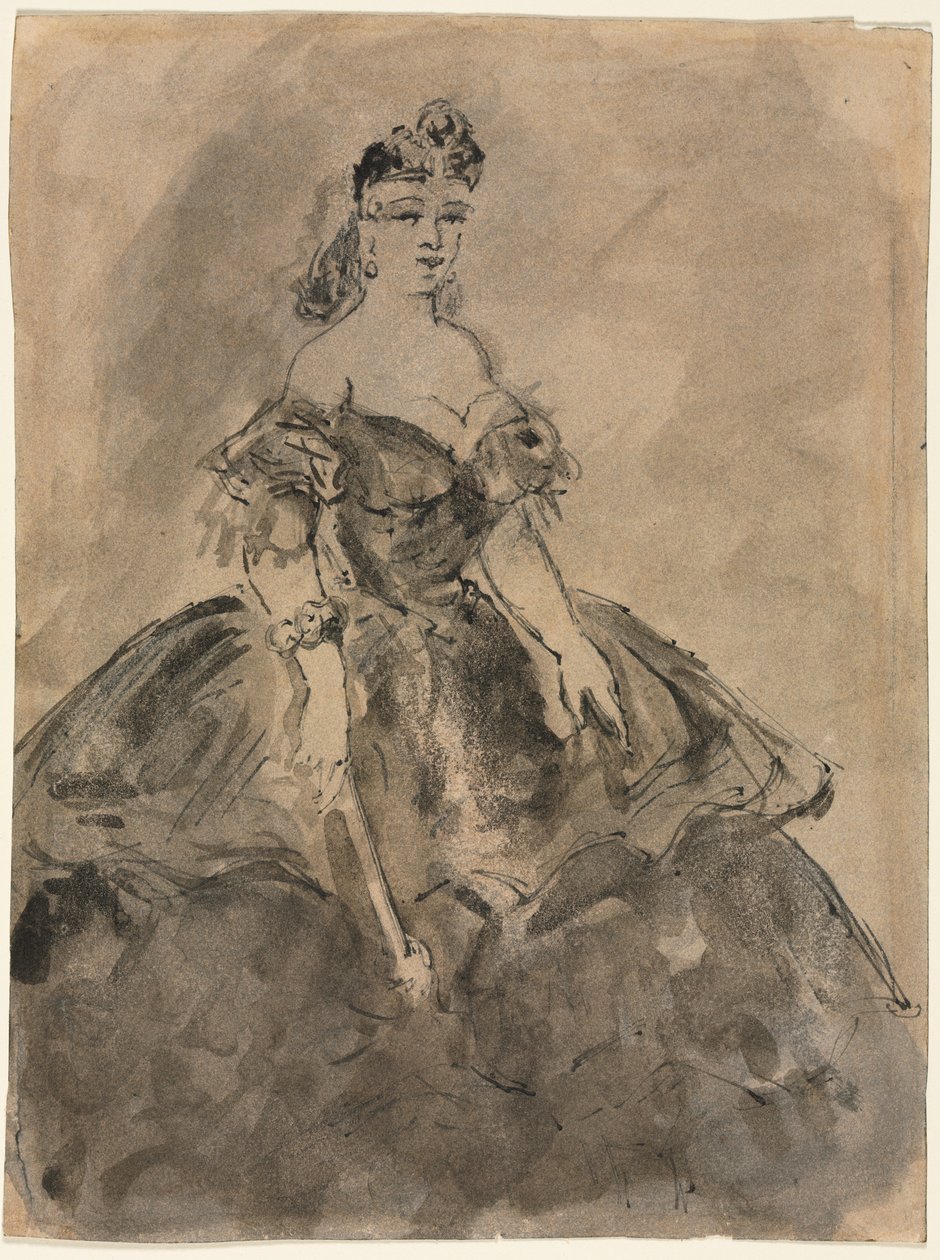 Ved Ball recto, La femme à l