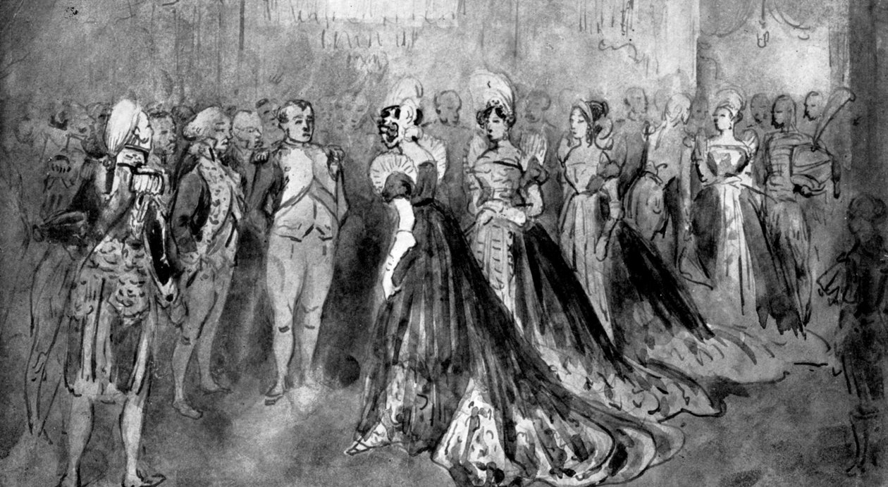 Ved Napoleons hof, 1930 af Constantin Guys