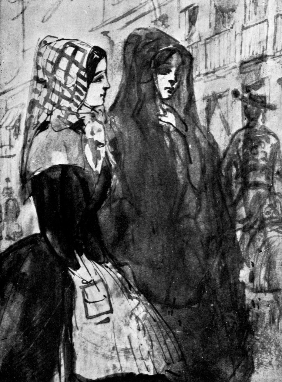 Sigøjnere, 1800-tallet, 1930. af Constantin Guys