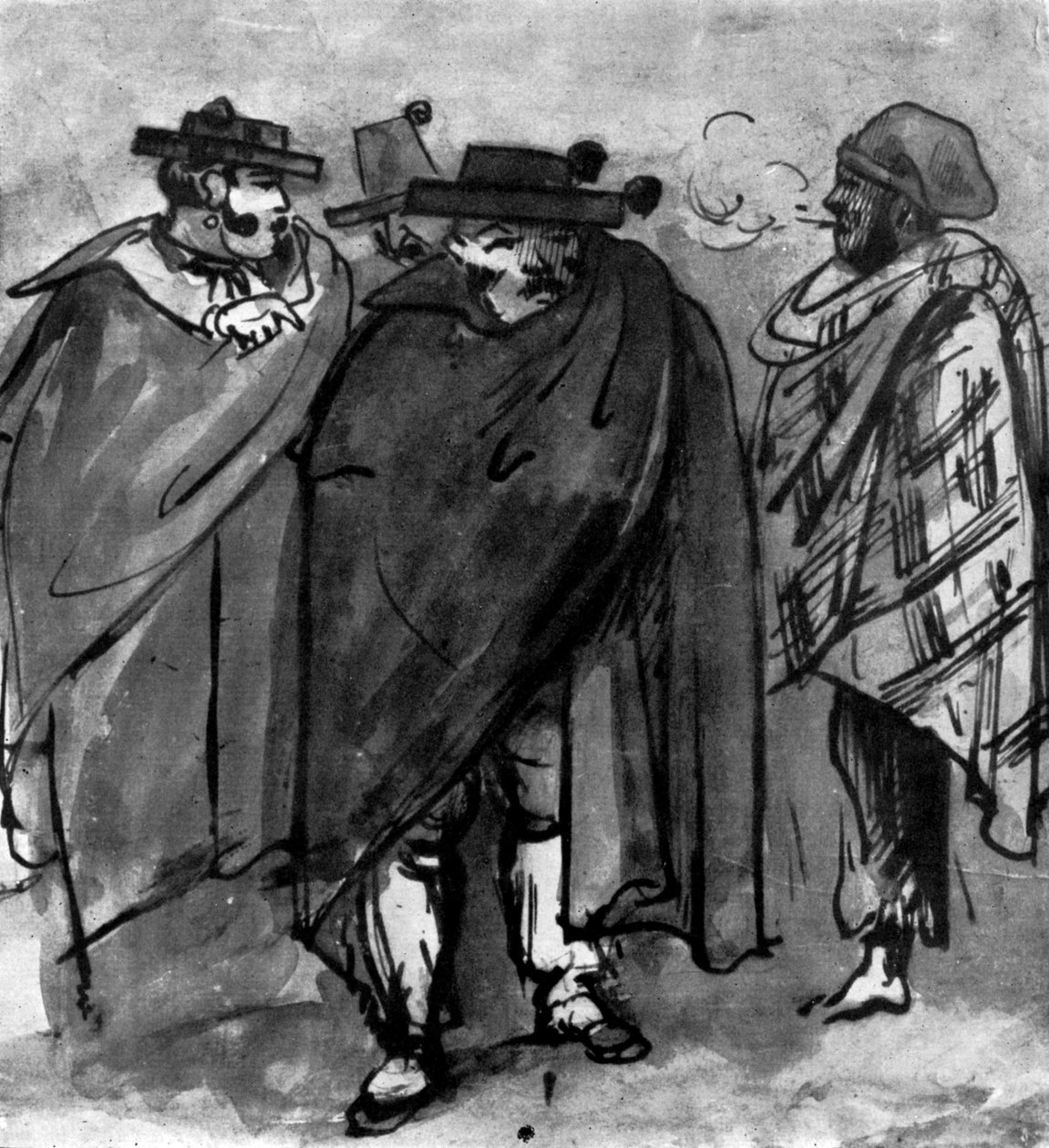 Spaniere, 1930 af Constantin Guys