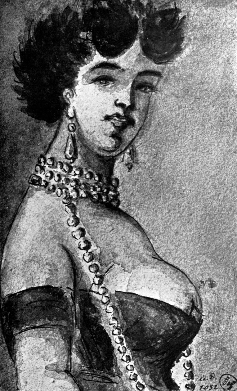 Kvinde, 1800-tallet, 1930. af Constantin Guys