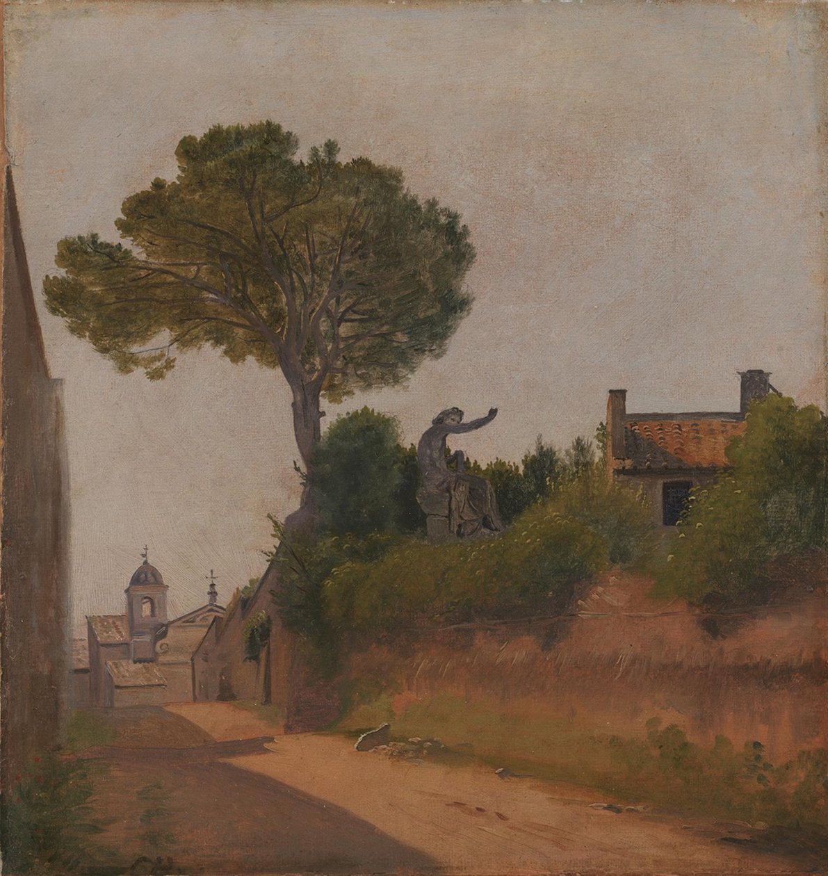 En Gade i Rom. Jordgyde af Constantin Hansen