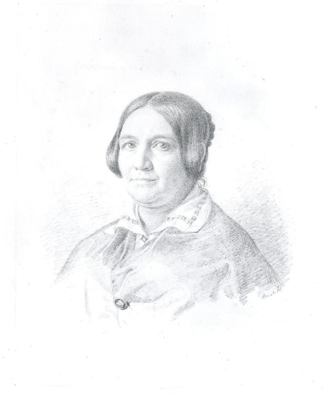 Christine Stampe af Constantin Hansen