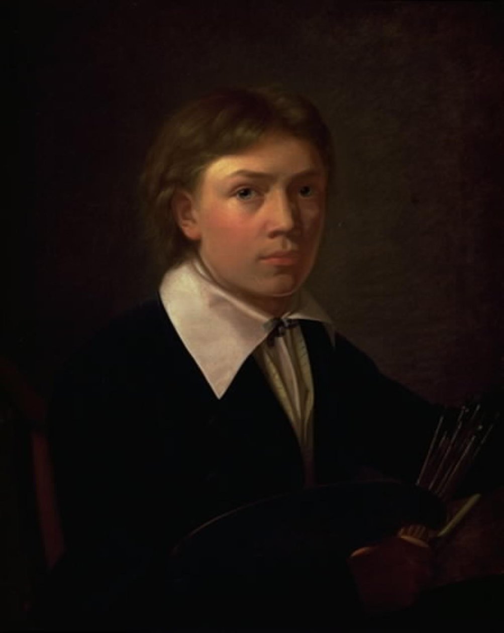 Selvportræt af Constantin Hansen