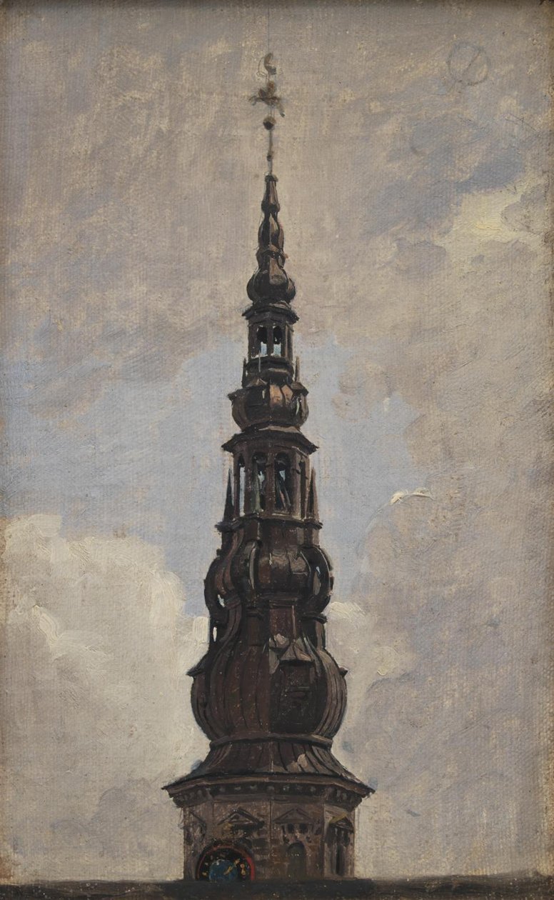 Kronborg Slots store spir. Undersøgelse af Constantin Hansen