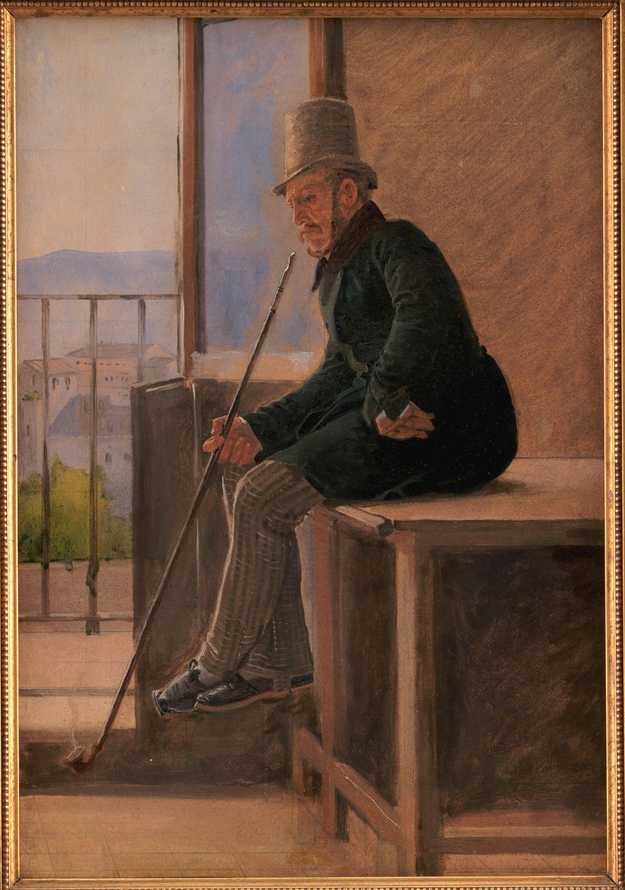 Maleren Jørgen Sonne af Constantin Hansen