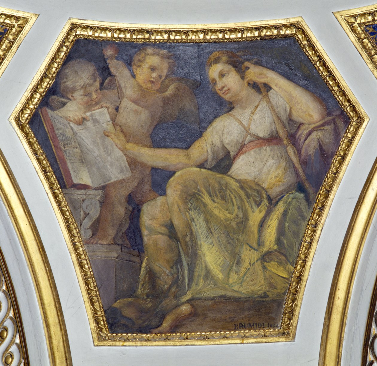 La Sapienza (de fire kardinaldyder) af Constantino Brumidi