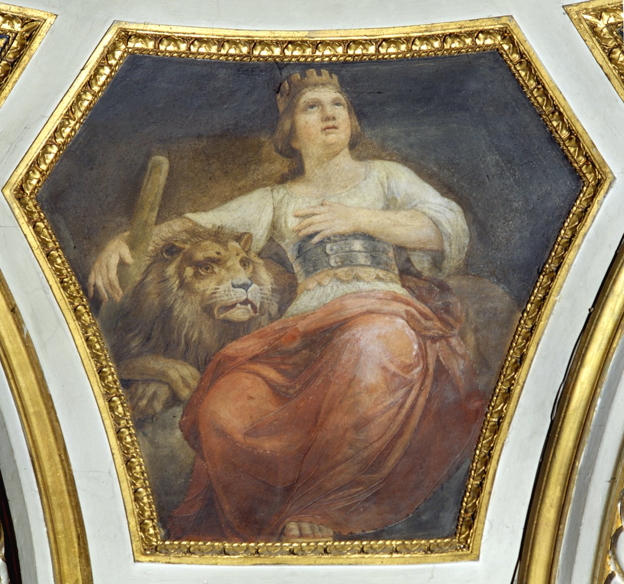 Fæstningen (de fire kardinaldyder) af Constantino Brumidi