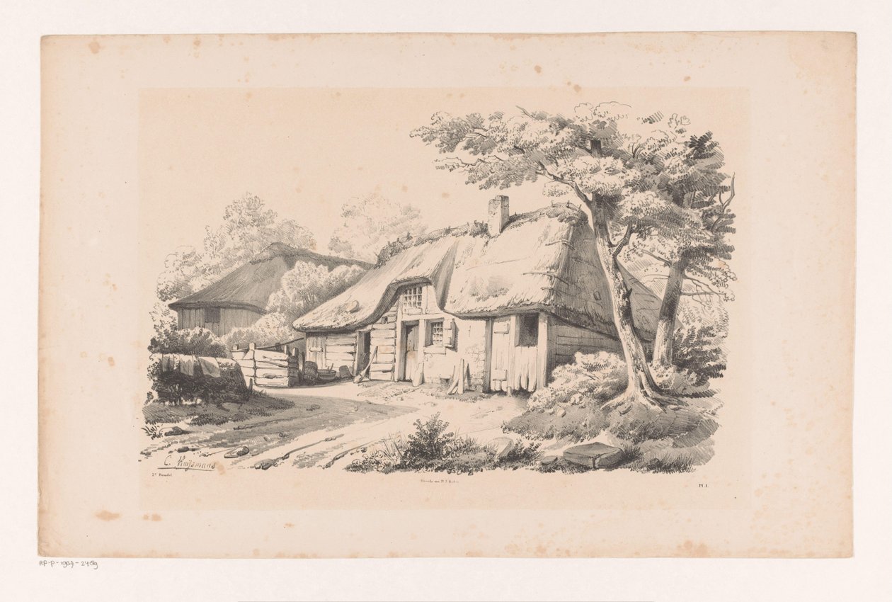 Landskab The Landscape (serietitel) af Constantinus Cornelis Huysmans