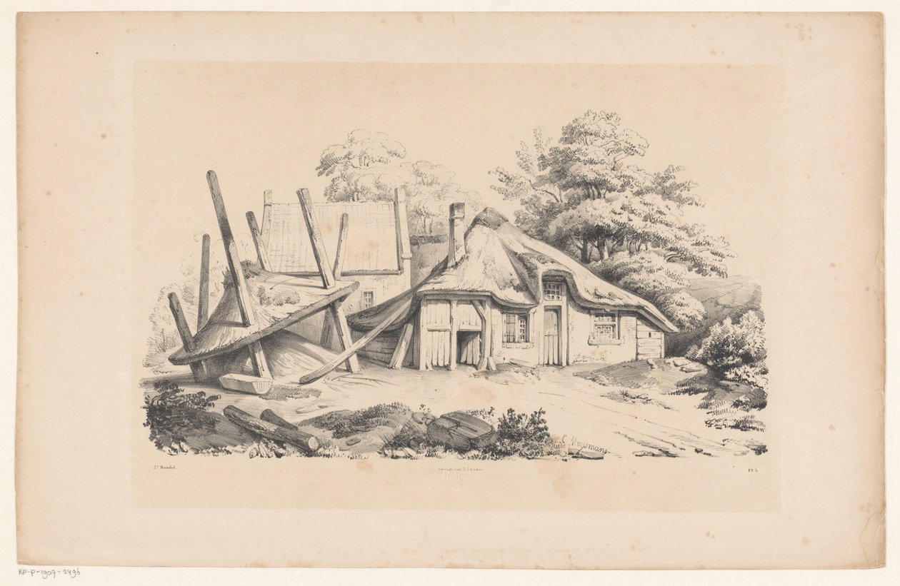 Forfalden Gård The Landscape (serietitel) af Constantinus Cornelis Huysmans
