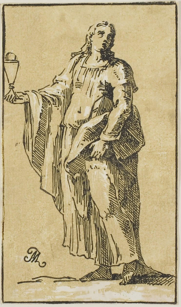 Johannes Evangelisten af Conte Antonio Maria Zanetti the Elder