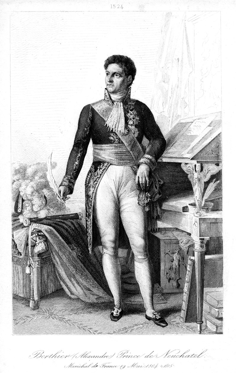 Louis Alexandre Berthier 1753-1815, marskal af Frankrig, 1839. af Contenau