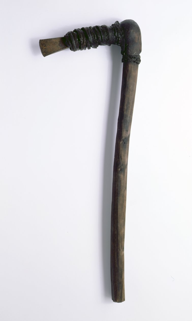 Økse fundet med Oetzi Iceman (takstræ med læderbinding) (se 222117 for detaljer) af Copper Age